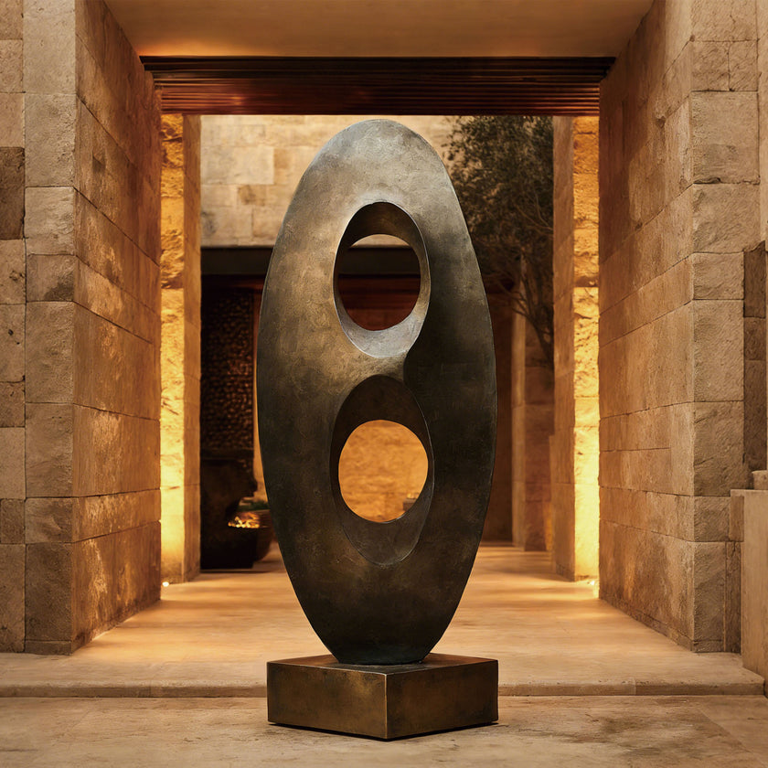 Contemporary Abstract Bronze Sculpture 