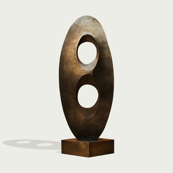 Contemporary Abstract Bronze Sculpture 