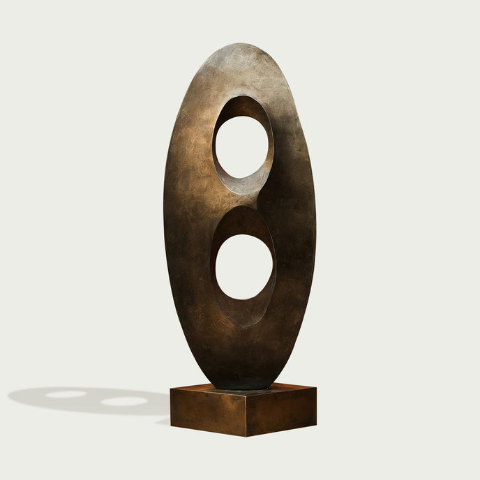 Contemporary Abstract Bronze Sculpture 