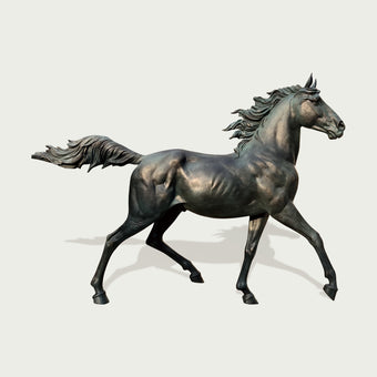 Lifelike Bronze Horse Statue 