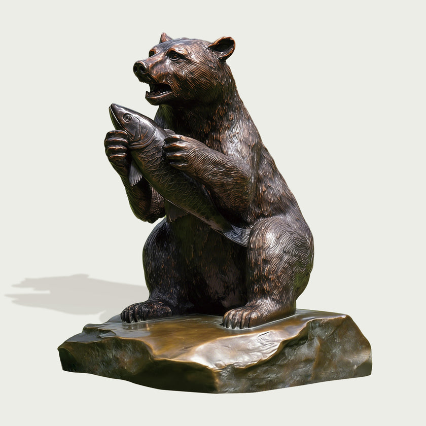 Realistic Bronze Animal Wildlife Sculpture 