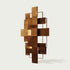 Modern Geometric Bronze Sculpture 