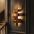 Modern Geometric Bronze Sculpture 