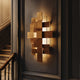 Modern Geometric Bronze Sculpture 
