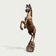 Rearing Steed Bronze Horse Statue Large Garden Statues on a white background
