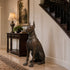 Steadfast Guardian Dog Sculpture Contemporary Sculpture in a luxury house
