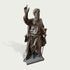 Apostle Paul Holding Sword And Book Classic Bronze Figure Statue on a white background