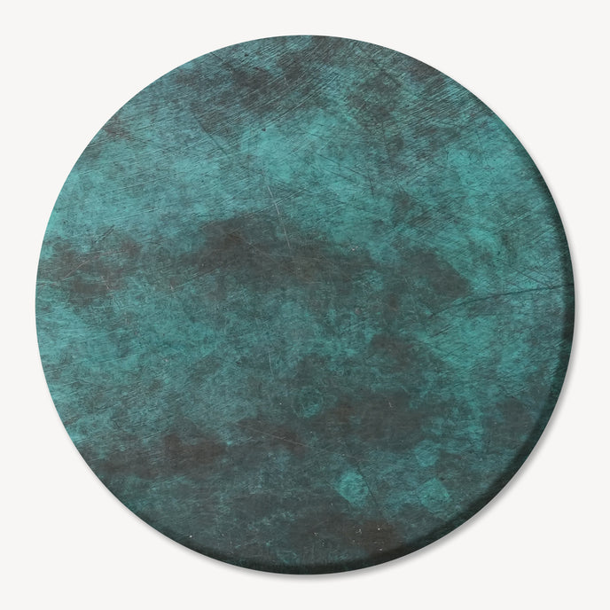 Bronze Color Sample Patina Blue