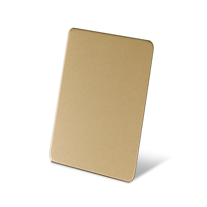 Stainless Steel Color Sample Matte Gold