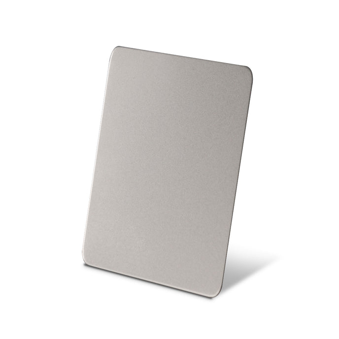 Stainless Steel Color Sample Matte Silver
