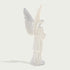 Large cathedral angel statue on a white background