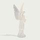 Large cathedral angel statue on a white background
