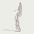 Large cathedral angel statue on a white background