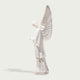 Large cathedral angel statue on a white background