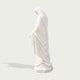 Our Lady Of Grace Virgin Mary Marble Statue on a white background