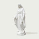 Our Lady Of Grace Virgin Mary Marble Statue on a white background