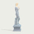 Classic Michelangelo's David Marble Statue Replica on a light gray background