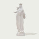 Blessed Virgin Mary And Christ Child Marble Statue on a white background
