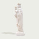 Blessed Virgin Mary And Christ Child Marble Statue on a white background