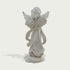 Standing Praying Child Angel Marble Statue on a light gray background