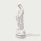 Mother Mary Our Lady Of Grace Marble Statue on a white background