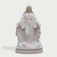 Mother Mary Our Lady Of Grace Marble Statue on a white background