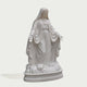 Mother Mary Our Lady Of Grace Marble Statue on a white background