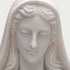 Mother Mary Our Lady Of Grace Marble Statue on a white background