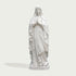 Graceful Our Lady of the Rosary Marble Statue  on a white background