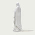 Graceful Our Lady of the Rosary Marble Statue  on a white background