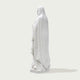 Graceful Our Lady of the Rosary Marble Statue  on a white background