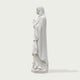 Graceful Our Lady of the Rosary Marble Statue  on a white background
