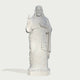 Monumental Sacred Heart of Jesus Marble Statue on a white background