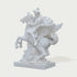 Famous Marble Sculpture of Mythological Pegasus  on a white background