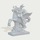 Famous Marble Sculpture of Mythological Pegasus  on a white background