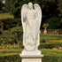 Commanding St. Michael the Archangel Marble Statue in Parish Gardens and Estates