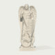 Commanding St. Michael the Archangel Marble Statue on a white background.