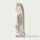 Commanding St. Michael the Archangel Marble Statue on a white background.