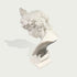 Classic Male Greek Statues Marble Bust Sculpture on a light gray background