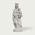 Virgin Mary And Child Marble Statue Outdoor Sculptureon a white background