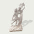 Apollo and Daphne marble statue displayed on a grand villa lawn, featuring dynamic movement, carved laurel leaves, and classical mythological detail.