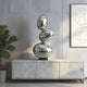 Contemporary Mirror Polished Stainless Steel Tabletop Sculpture 