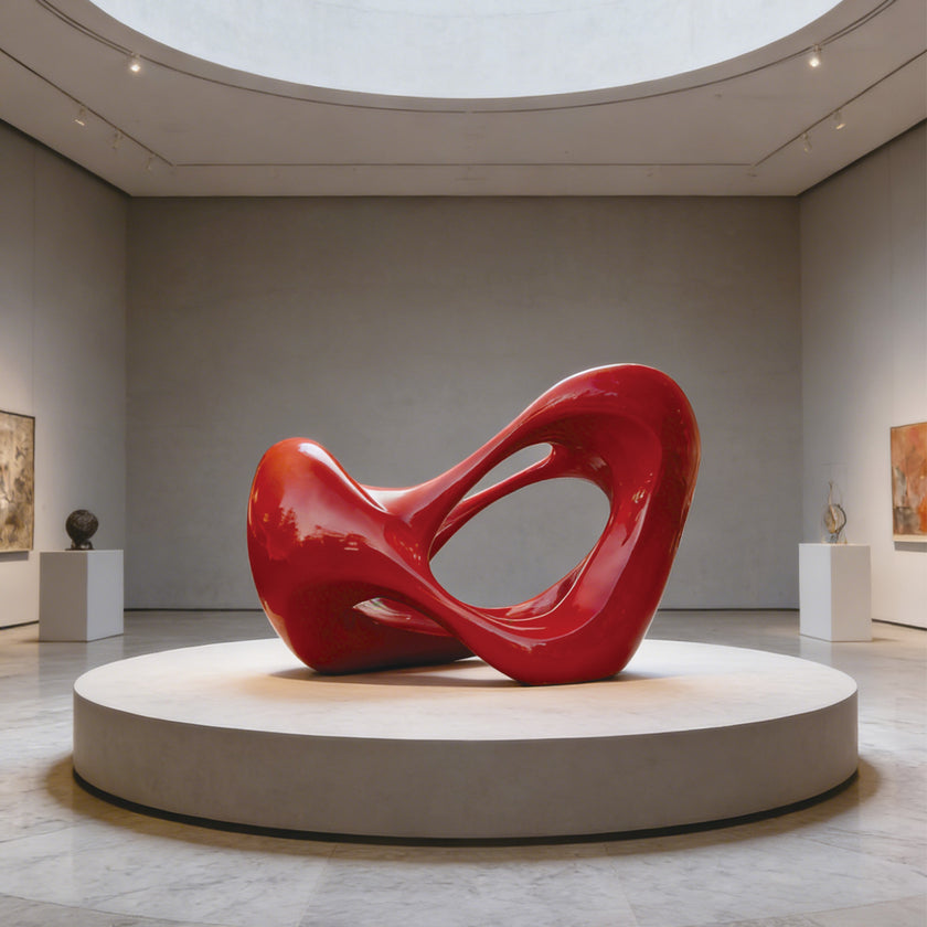 Abstract Stainless Steel Sculpture 