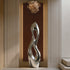 Abstract Mirror Polished Stainless Steel Sculpture 