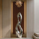 Abstract Mirror Polished Stainless Steel Sculpture 