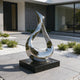Abstract Mirror Polished Stainless Steel Sculpture 