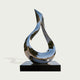 Abstract Mirror Polished Stainless Steel Sculpture 