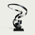 Dual-Tone Modern Stainless Steel Sculpture 