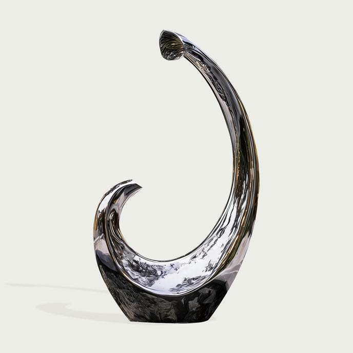 Abstract Stainless Steel Mirror-Polished 