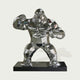 Geometric Gorilla Stainless Steel Sculpture Animal Sculpture on a white background
